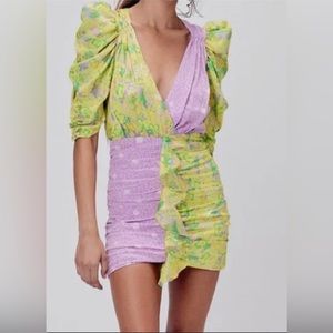 For Love and Lemons Mix Print Dress